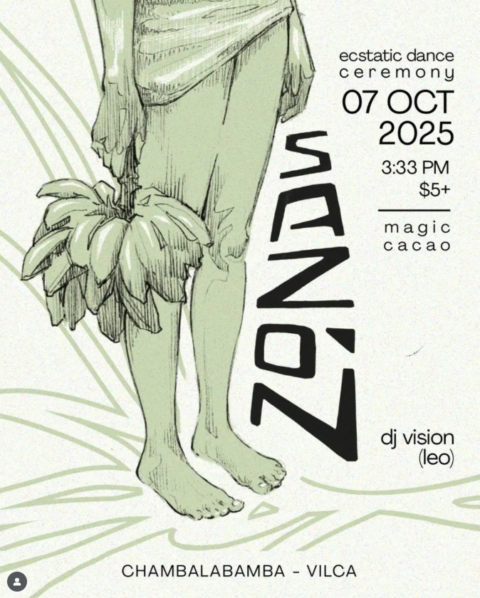 ECSTATIC DANCE  • S A Z Ó N • DJ: VISION (Leo)