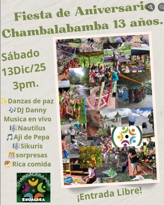 13 años de vida ecoaldeana.